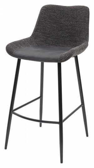 Барный стул BIARRITZ BAR GREY, ткань M-City