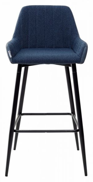 Барный стул PUNCH полночный синий TRF-06/ экокожа синяя сталь RU-03 М-City
